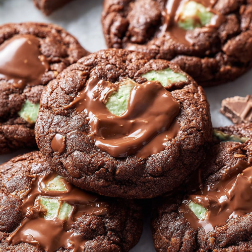 Delish Andes Mint Chocolate Cookies