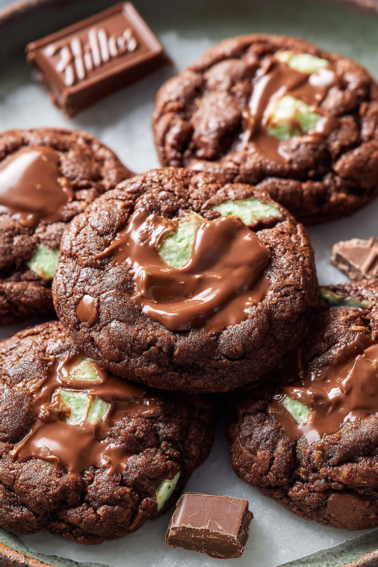 Delish Andes Mint Chocolate Cookies
