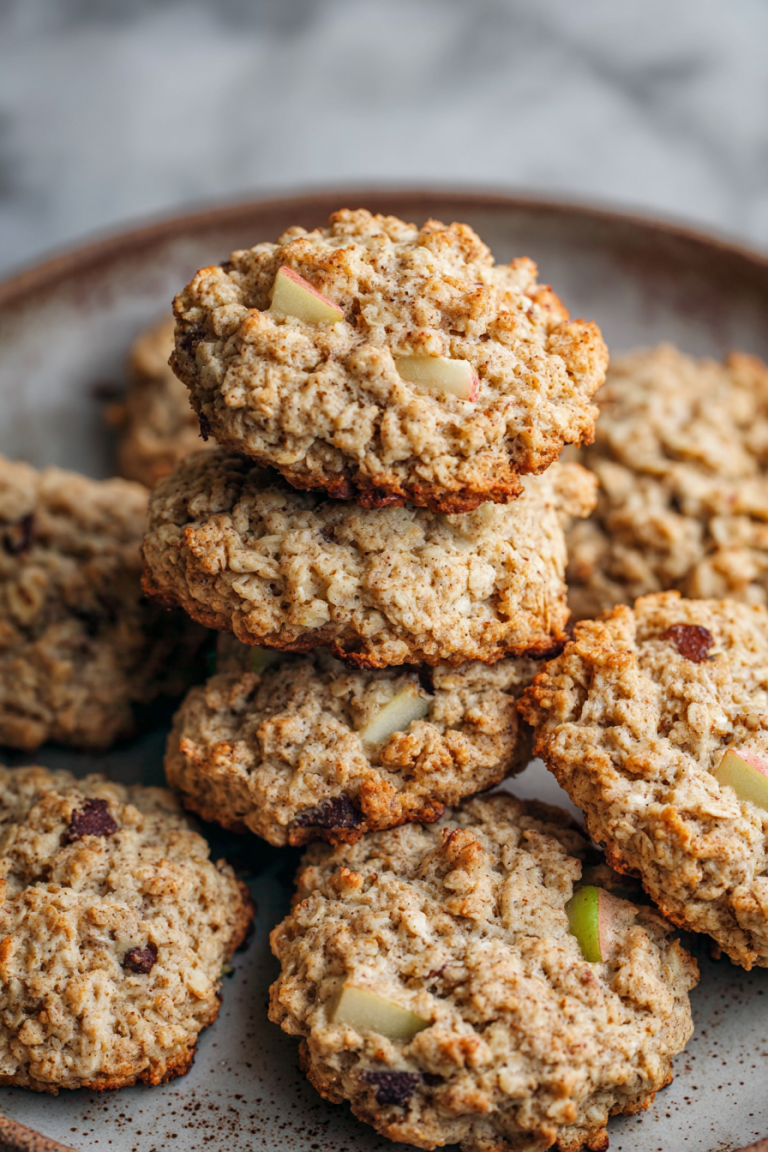 Delish Apple Oatmeal Cookies