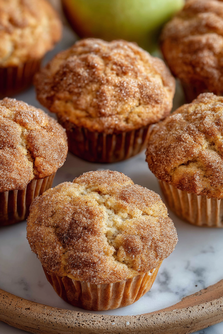 Delish Apple Snickerdoodle Muffins