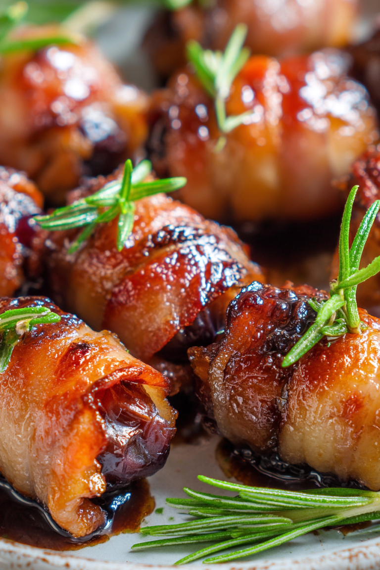 Delish Bacon Wrapped Dates Recipes