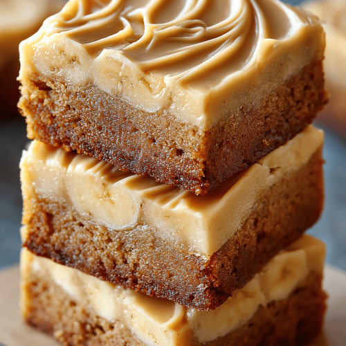 Delish Banana Blondies Recipes
