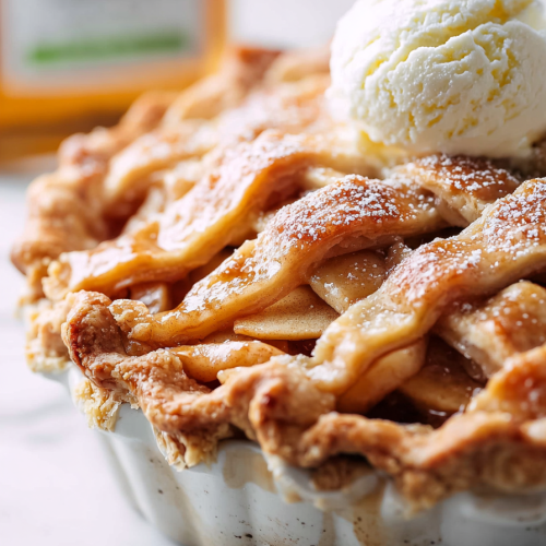 Delish Bourbon Apple Pie