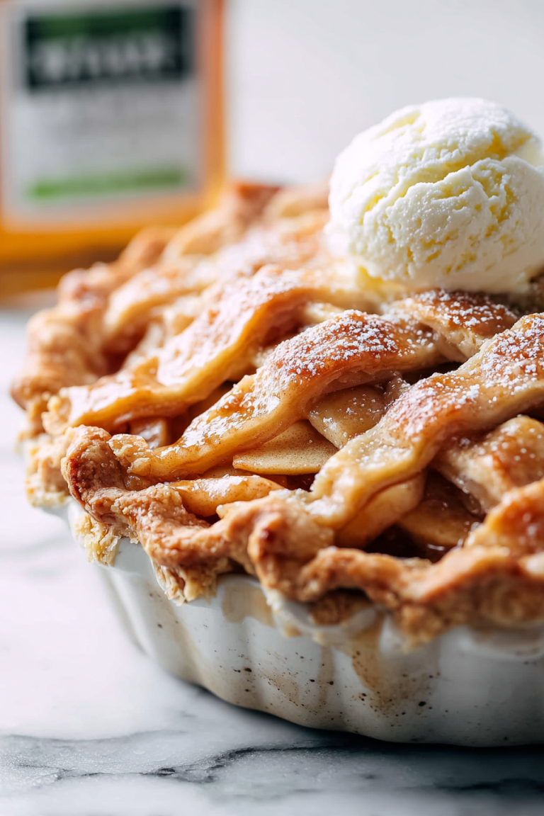 Delish Bourbon Apple Pie