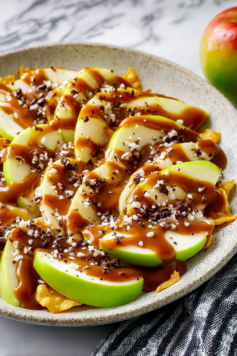 Delish Caramel Apple Nachos Recipe