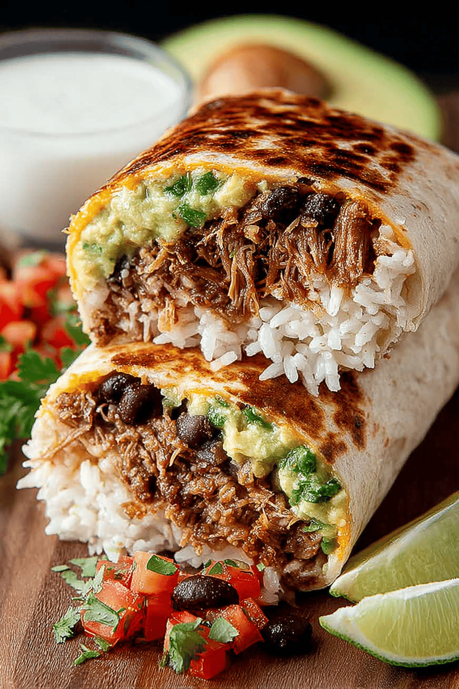 Delish Carnitas Burrito Recipe