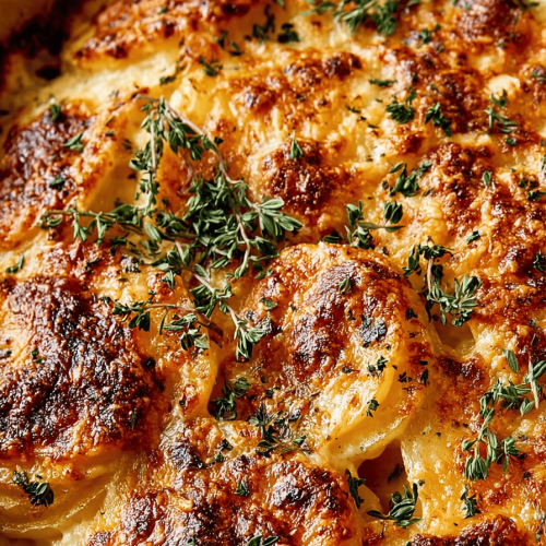 Delish Cheesy Scalloped Potatoes