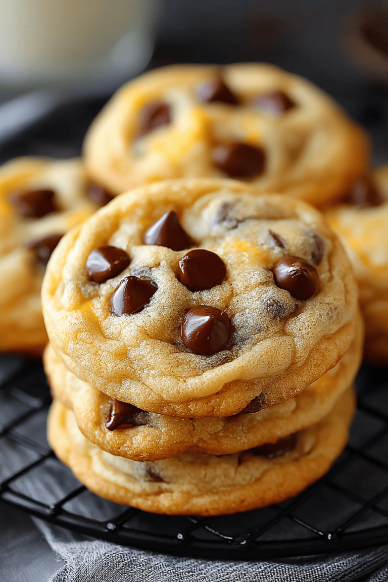 Delish Chocolate Chip Pudding Cookies