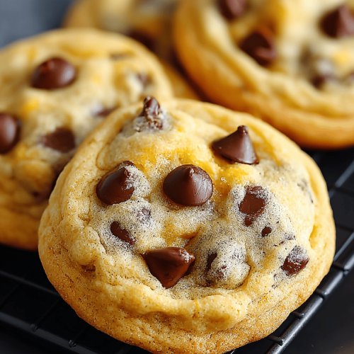 Delish Chocolate Chip Pudding Cookies