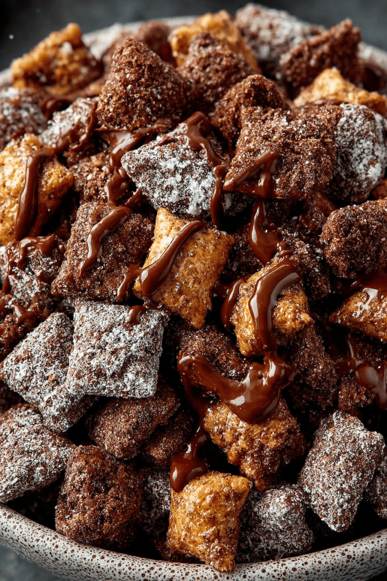 Delish Chocolate Peanut Butter Protein Puppy Chow