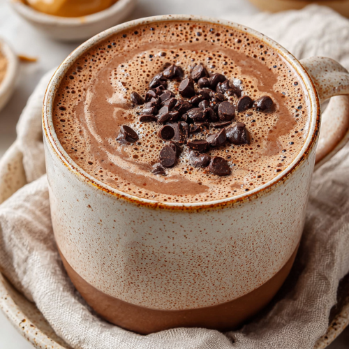 Delish Chocolate Peanut Butter Smoothie