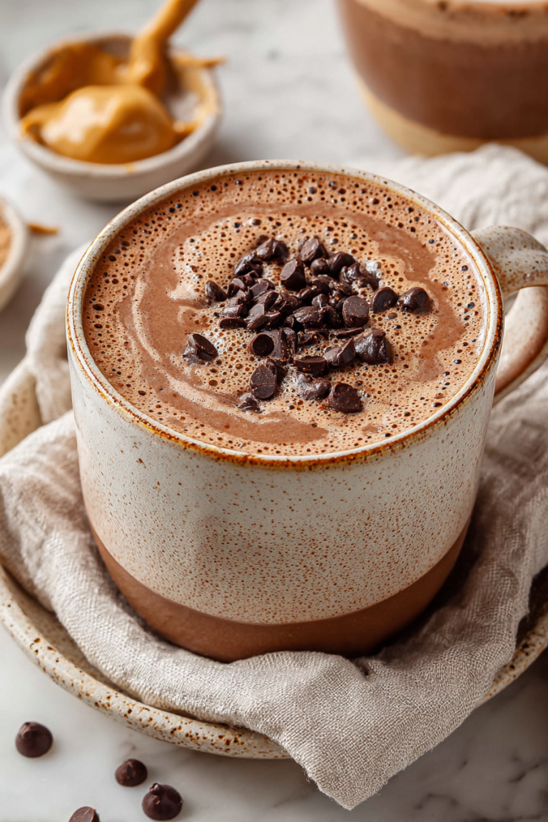 Delish Chocolate Peanut Butter Smoothie