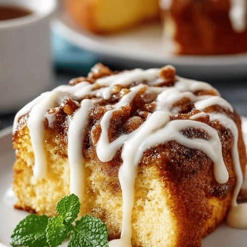 Delish Cinnamon Roll Cake Recipe