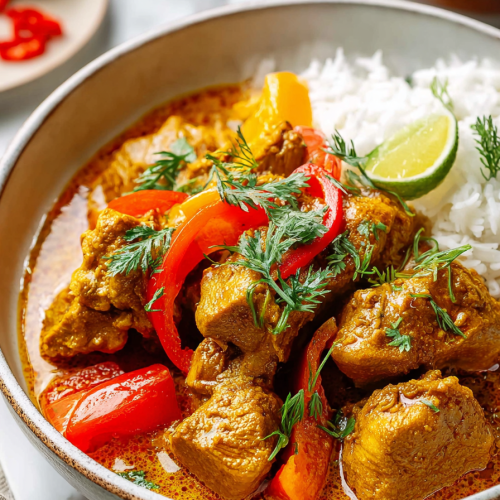 Delish Coconut Curry Chicken