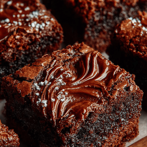 Delish Dark Chocolate Nutella Brownies