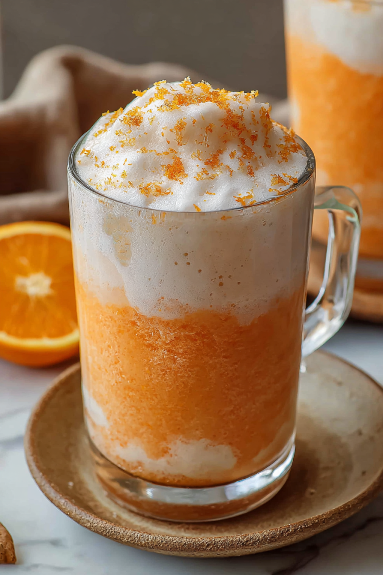 Delish Dirty Creamsicle Float