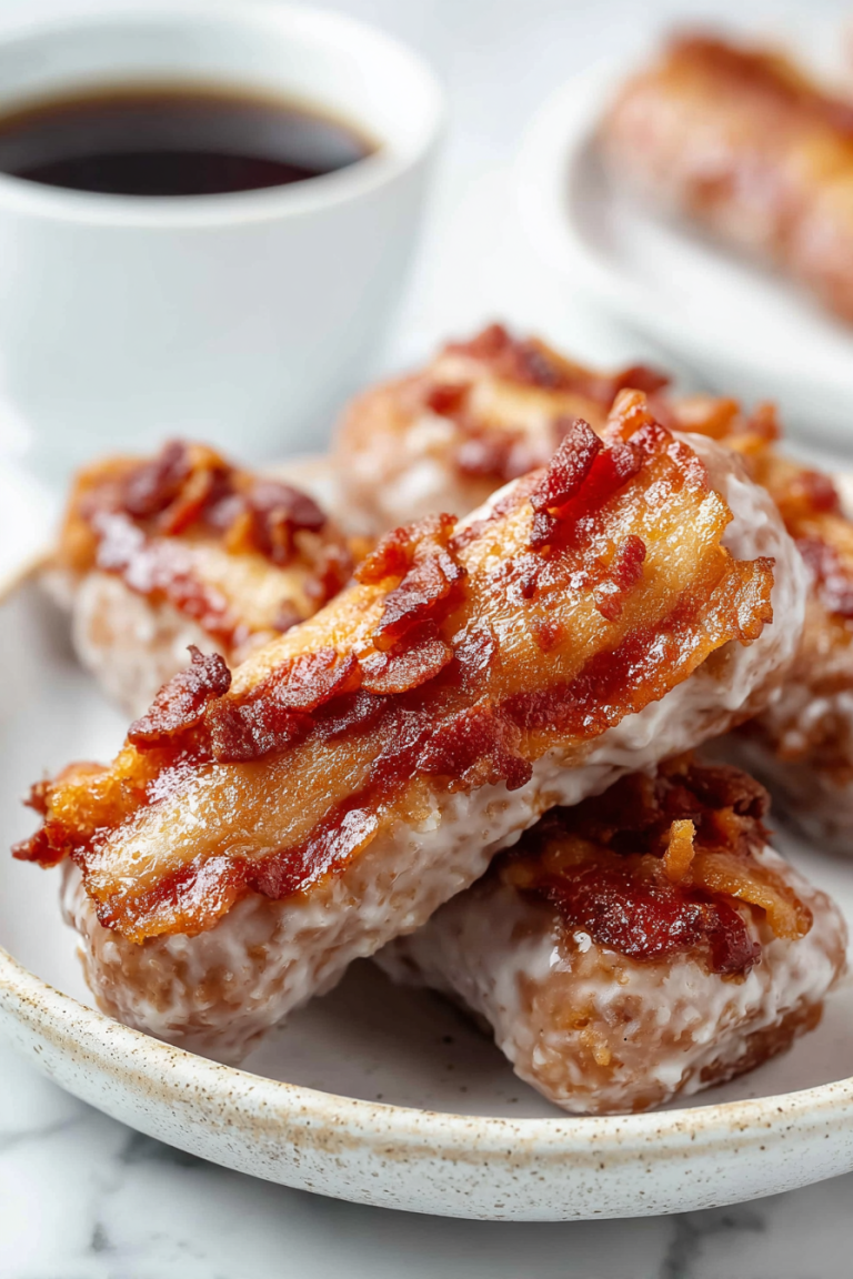 Delish Maple Bacon Donut Sticks