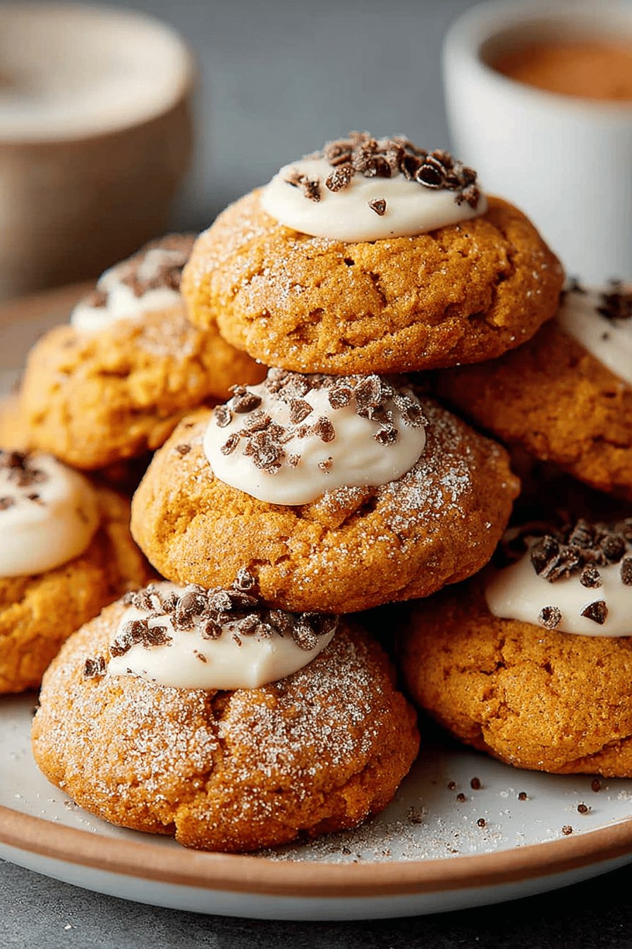 Delish Melt in Your Mouth Pumpkin Cookies