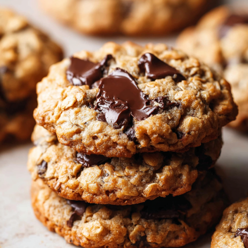 Delish Oatmeal Chocolate Chip Cookies