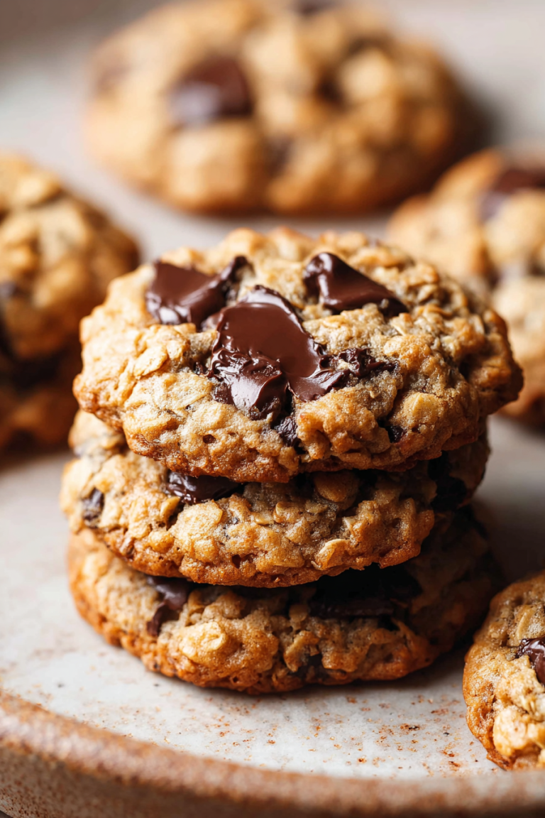 Delish Oatmeal Chocolate Chip Cookies