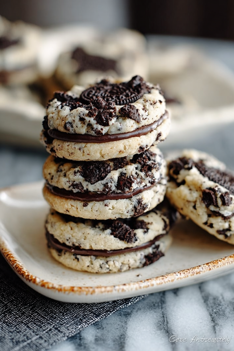 Delish Oreo Cheesecake Cookies