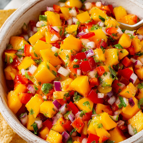 Delish Peach Mango Salsa Recipes