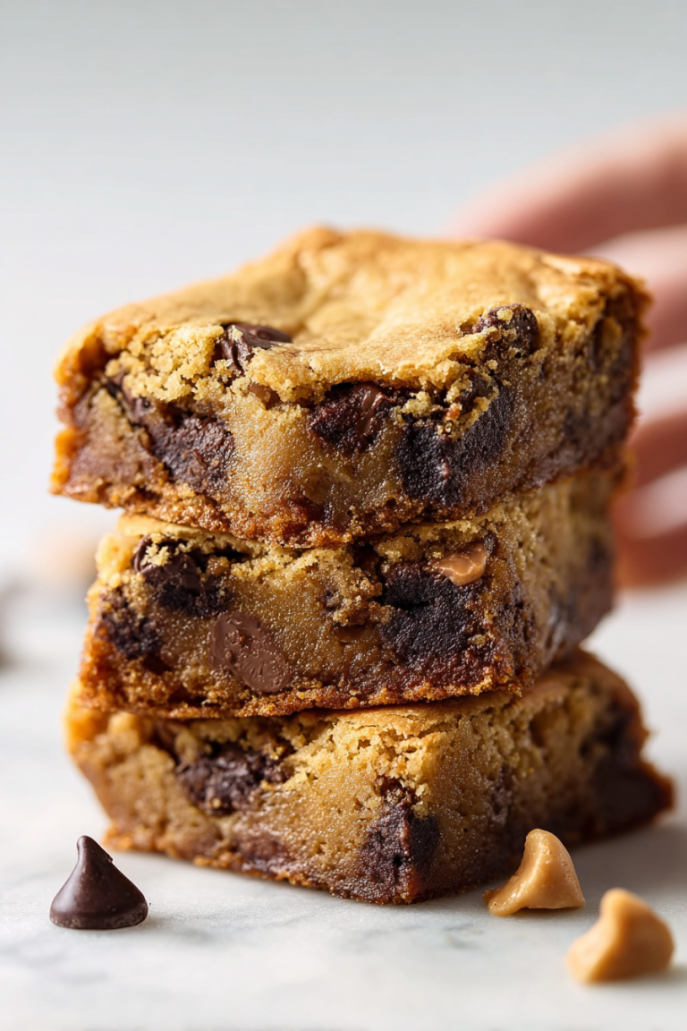Delish Peanut Butter Chocolate Chip Bars