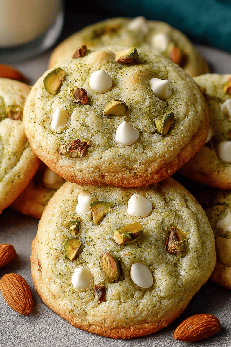Delish Pistachio Pudding Cookies