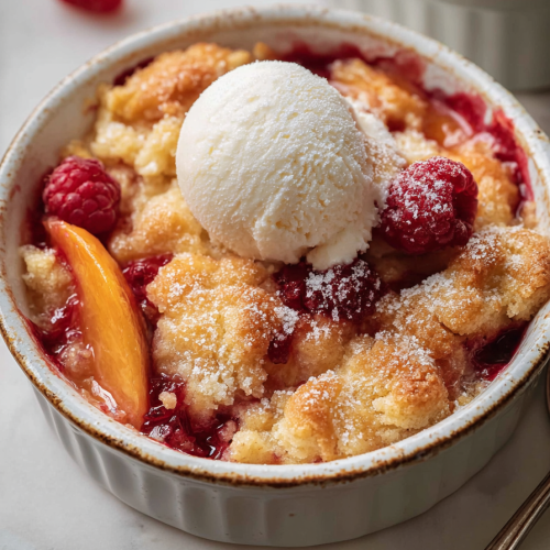 Delish Raspberry Peach Cobbler Recipes