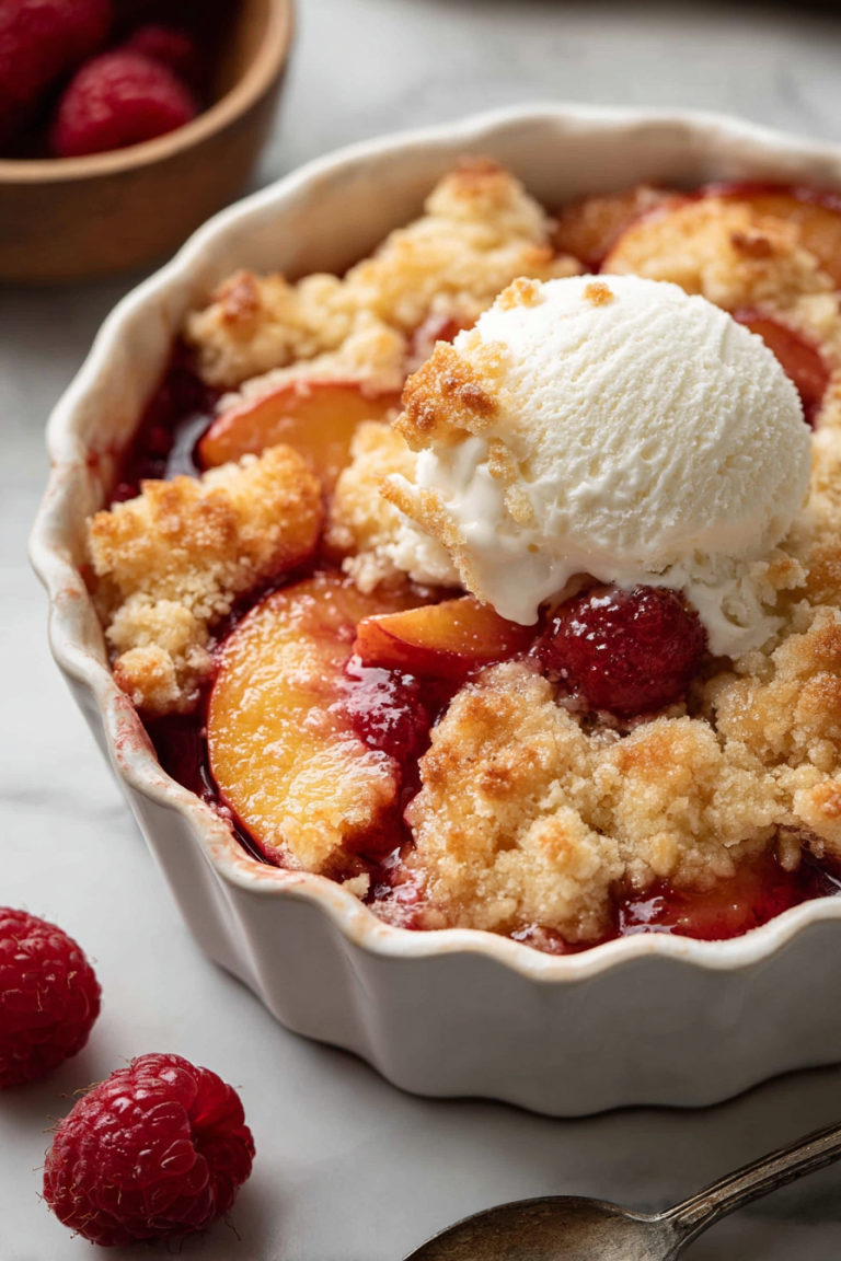 Delish Raspberry Peach Cobbler Recipes