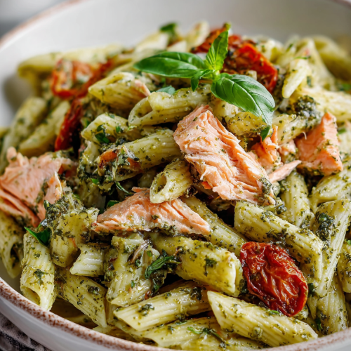 Delish Salmon Pesto Pasta Recipes