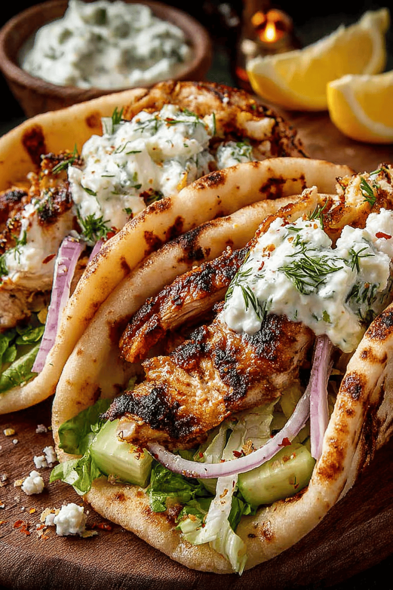 Delish Sheet Pan Greek Chicken Gyros