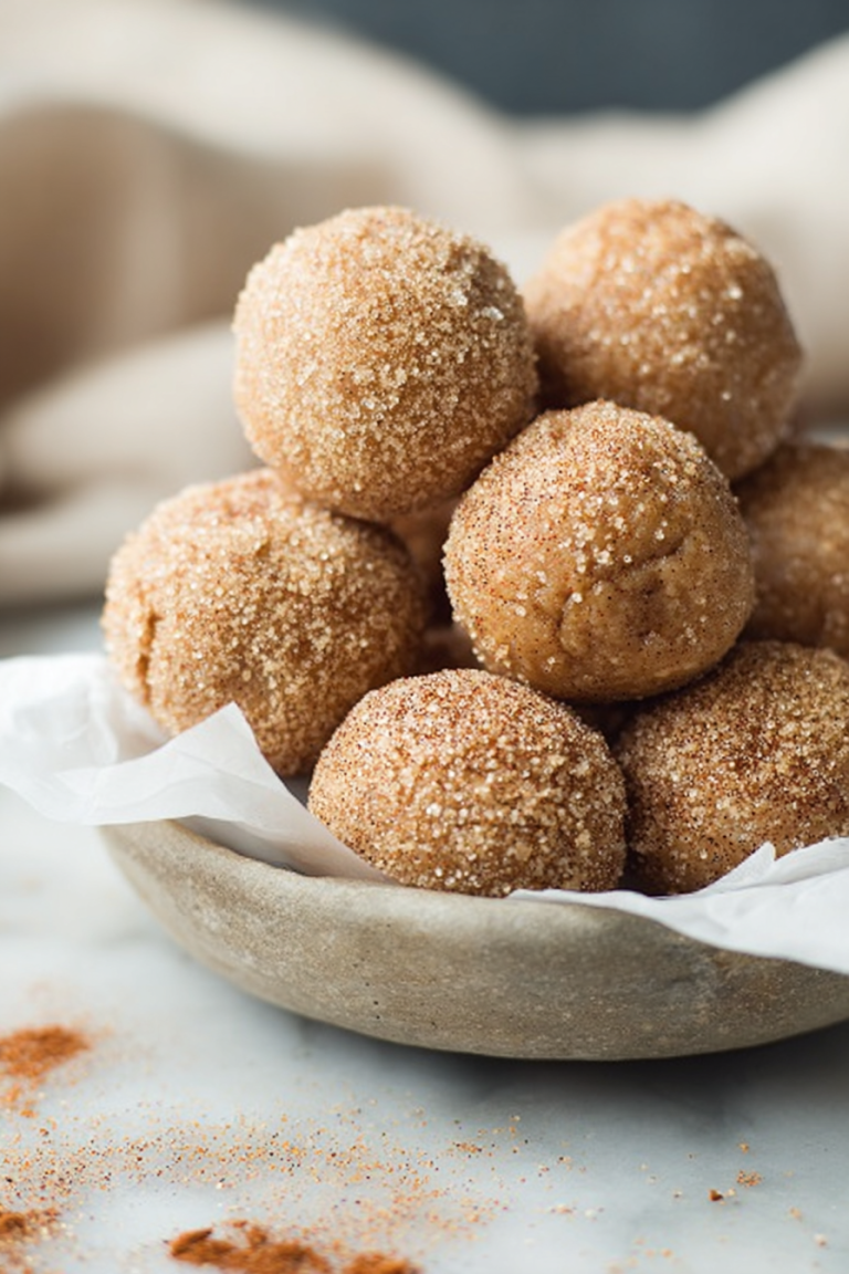 Delish Snickerdoodle Protein Balls
