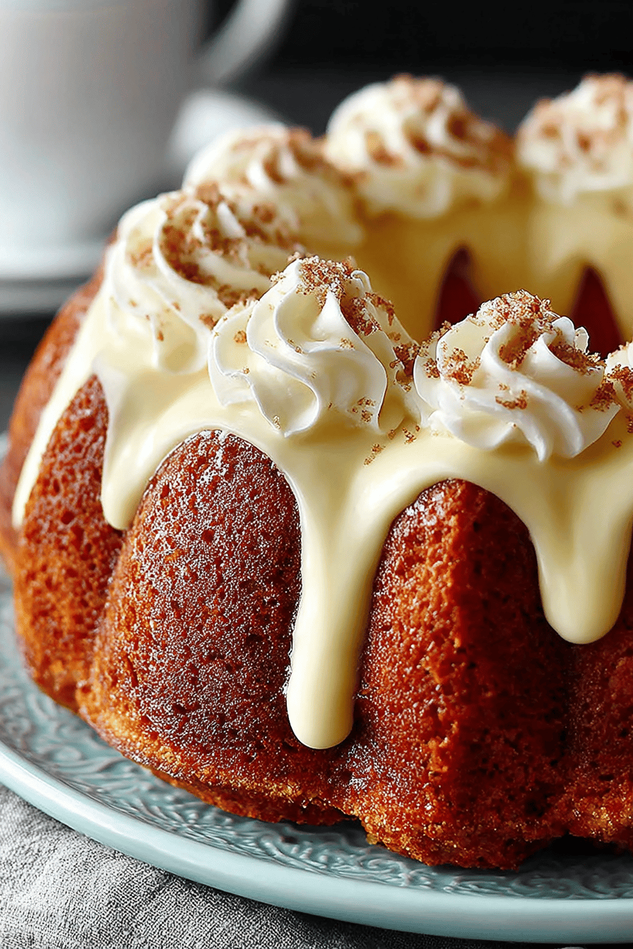 Delish Sour Cream Coffee Cake with Browned Butter Glaze