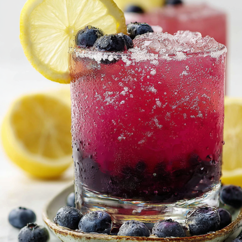 Delish Spiked Blueberry Lemonade