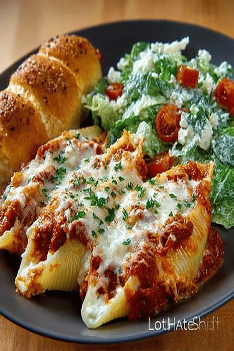 Delish Three Cheese Stuffed Shells