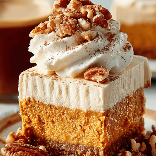 Delish Vegan Pumpkin Cheesecake Bars