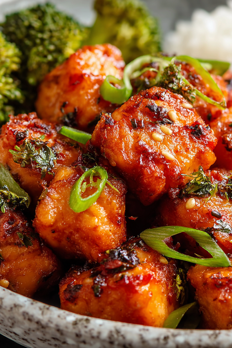 Easy Air Fryer Salmon Bites Recipe