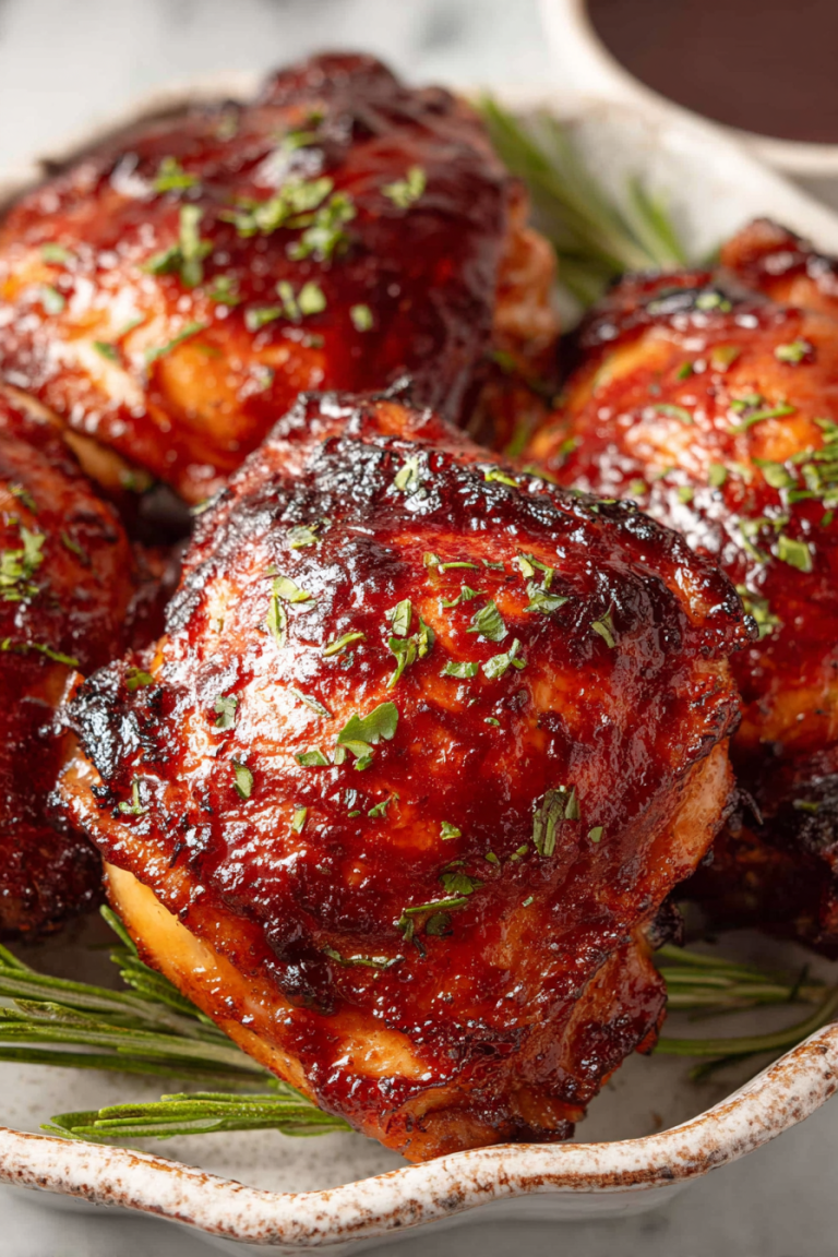 Easy Baked BBQ Chicken Thighs Recipe