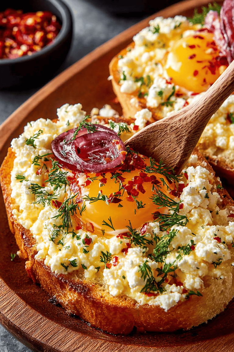 Easy Baked Feta Eggs Recipe