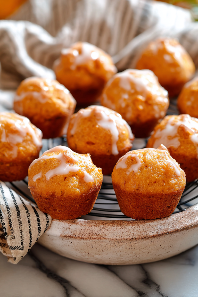 Easy Baked Pumpkin Fritter Bites
