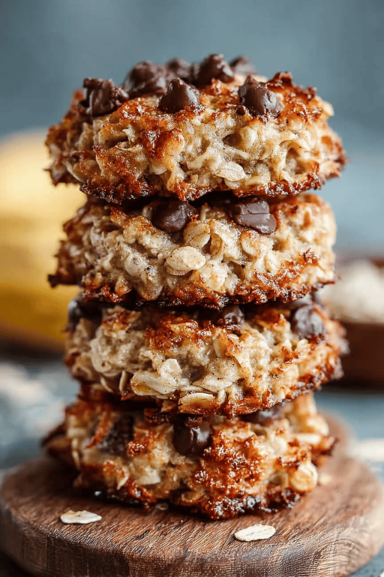 Easy Banana Oatmeal Cookies
