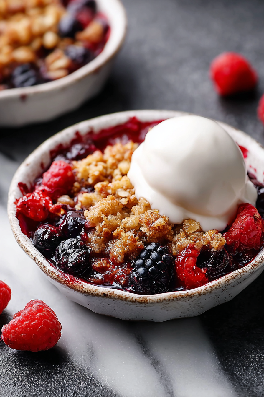 Easy Berry Crisp Recipe