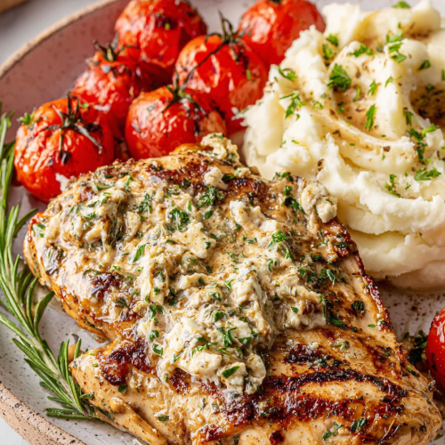 Easy Boursin Chicken Dinner