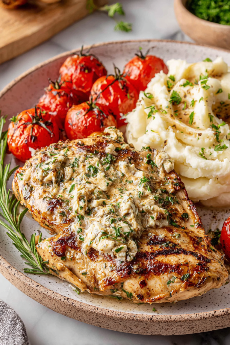 Easy Boursin Chicken Dinner