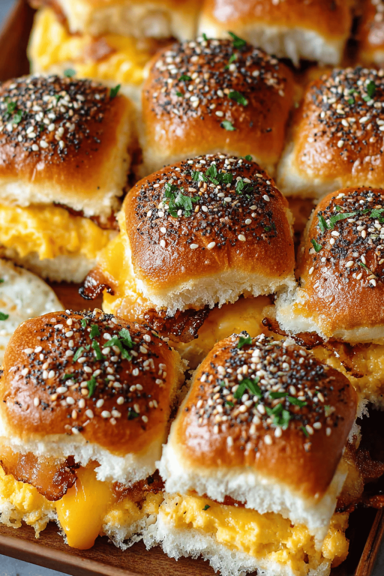 Easy Breakfast Sliders for Busy Mornings