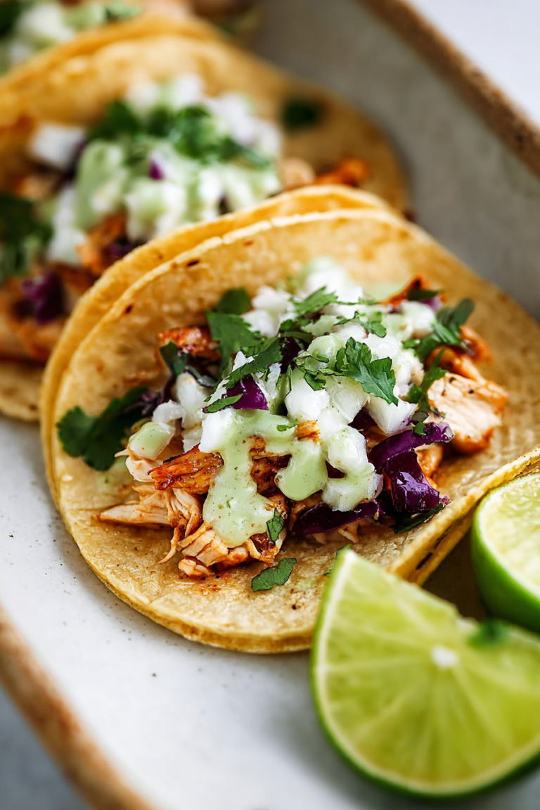 Easy Chicken Street Tacos for a Quick Meal