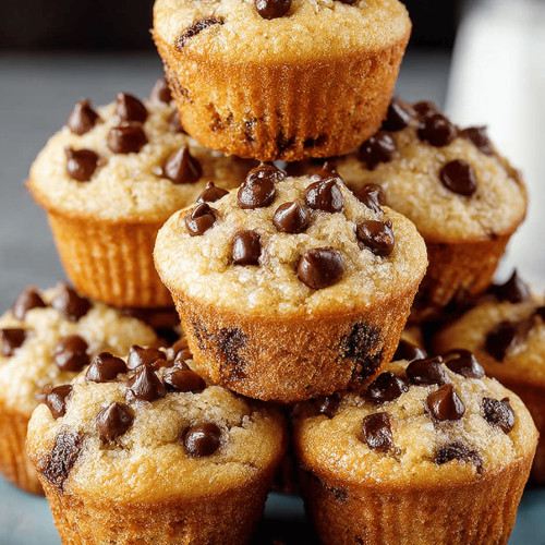 Easy Chocolate Chip Mini Muffins