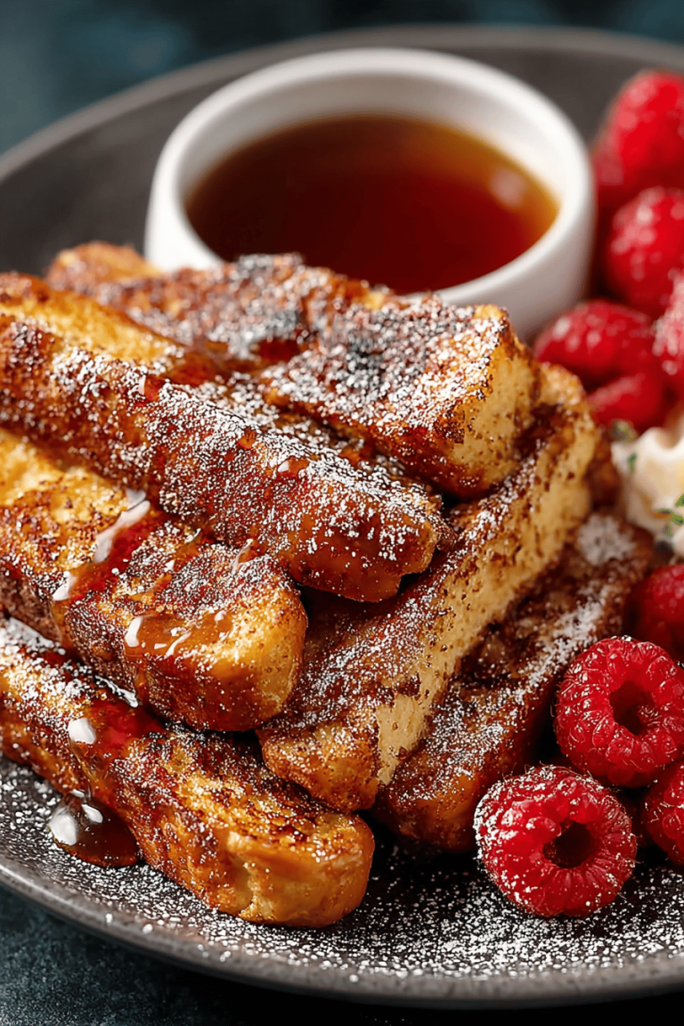 Easy Cinnamon French Toast Sticks