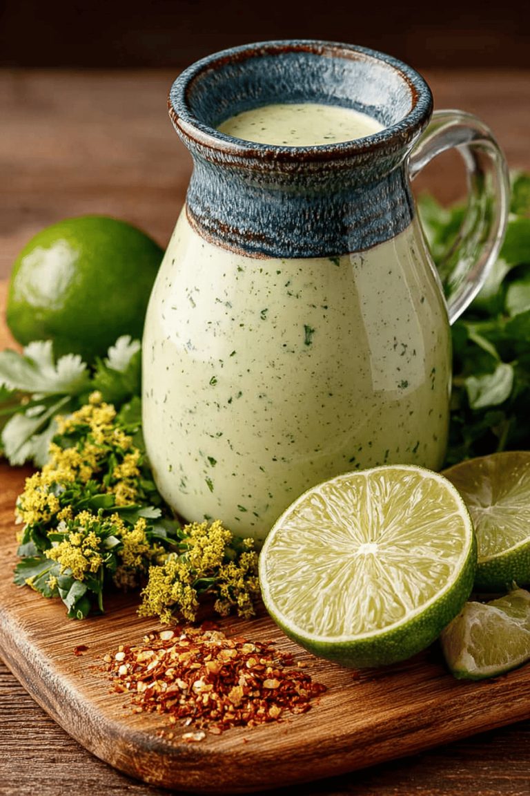 Easy Creamy Cilantro Lime Dressing